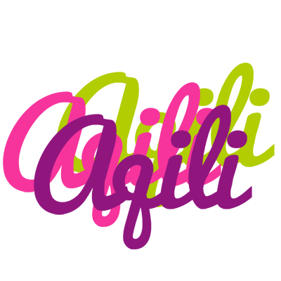 Aqili flowers logo