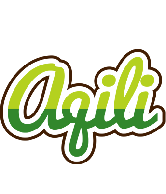 Aqili golfing logo