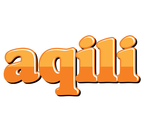 Aqili orange logo
