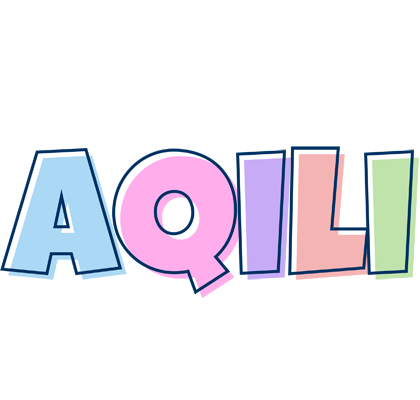 Aqili pastel logo