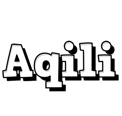 Aqili snowing logo