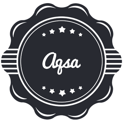Aqsa badge logo