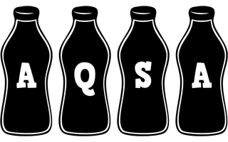 Aqsa bottle logo