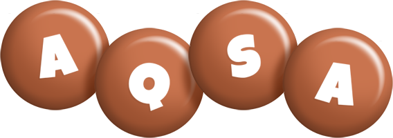 Aqsa candy-brown logo