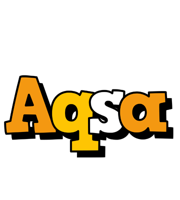 Aqsa cartoon logo