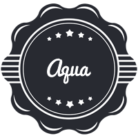 Aqua badge logo