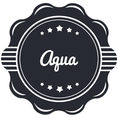Aqua badge logo