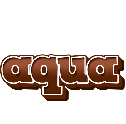 Aqua brownie logo