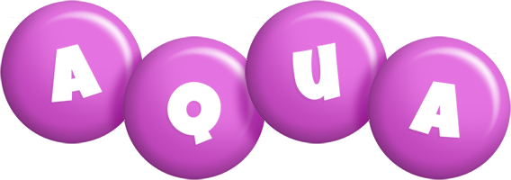 Aqua candy-purple logo