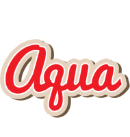 Aqua chocolate logo