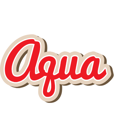 Aqua chocolate logo
