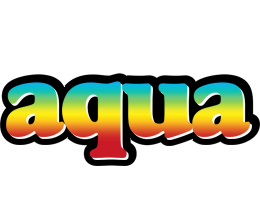 Aqua color logo