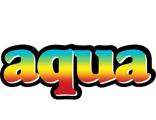 Aqua color logo