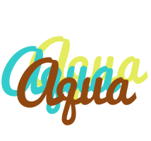 Aqua cupcake logo