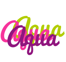 Aqua flowers logo