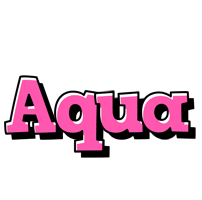 Aqua girlish logo