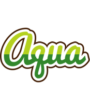 Aqua golfing logo