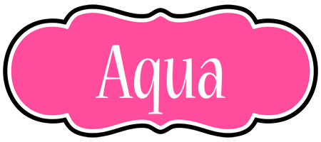 Aqua invitation logo