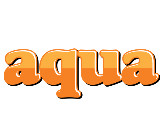 Aqua orange logo