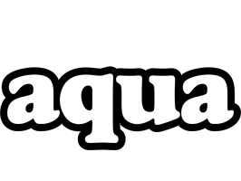 Aqua panda logo