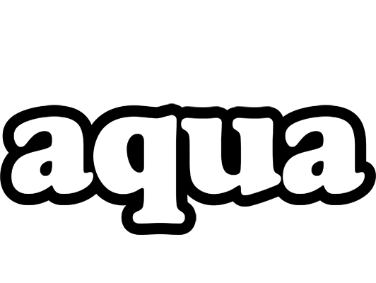 Aqua panda logo