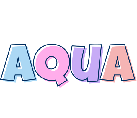 Aqua pastel logo