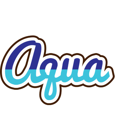 Aqua raining logo