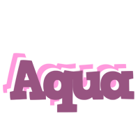 Aqua relaxing logo