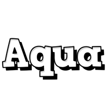 Aqua snowing logo