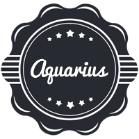 Aquarius badge logo