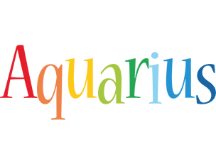 Aquarius birthday logo