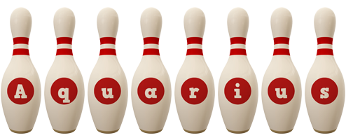 Aquarius bowling-pin logo