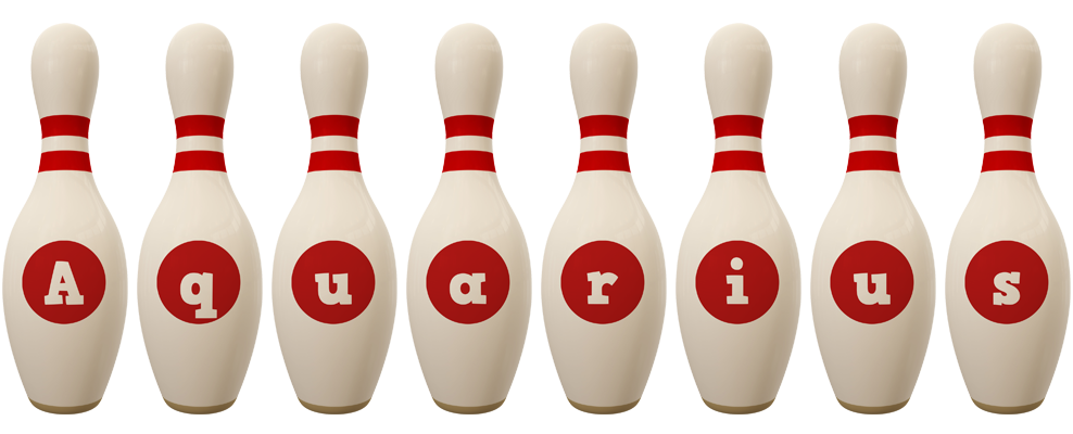 Aquarius bowling-pin logo