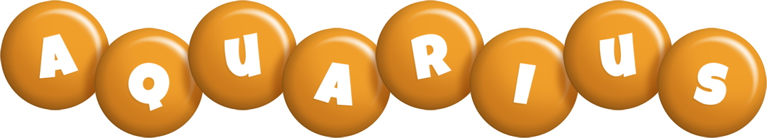 Aquarius candy-orange logo