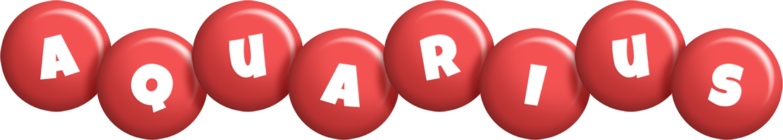 Aquarius candy-red logo