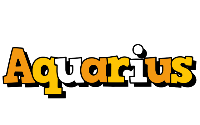 Aquarius cartoon logo