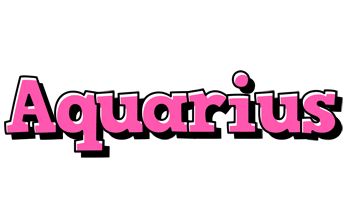 Aquarius girlish logo