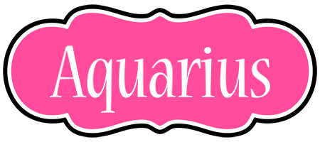 Aquarius invitation logo