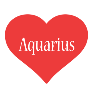Aquarius love logo