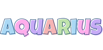 Aquarius pastel logo