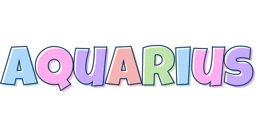 Aquarius pastel logo