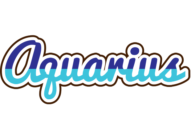 Aquarius raining logo