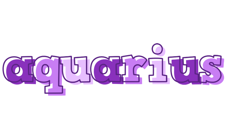 Aquarius sensual logo