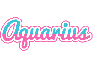 Aquarius woman logo