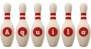 Aquila bowling-pin logo