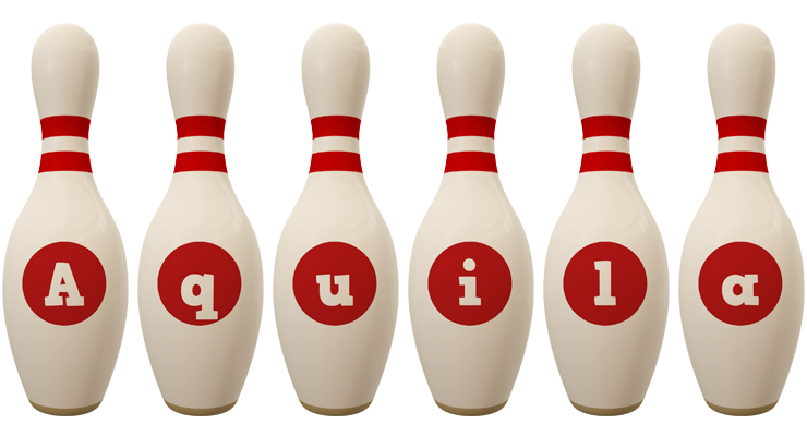 Aquila bowling-pin logo