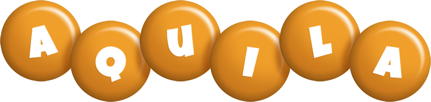 Aquila candy-orange logo