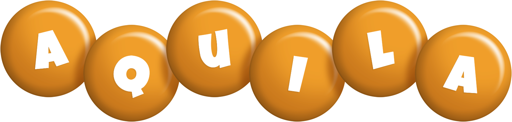 Aquila candy-orange logo
