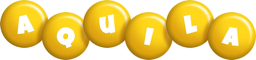 Aquila candy-yellow logo