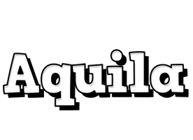 Aquila snowing logo